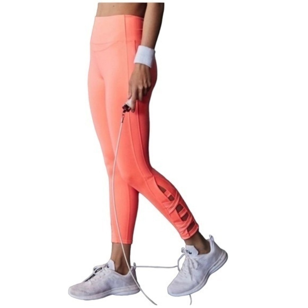 Free People very prairie leggings‎ papaya punch punch XS yoga pants